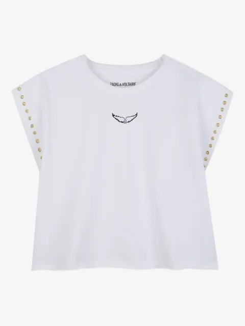 Zadig & Voltaire Kids playera con estampado gráfico