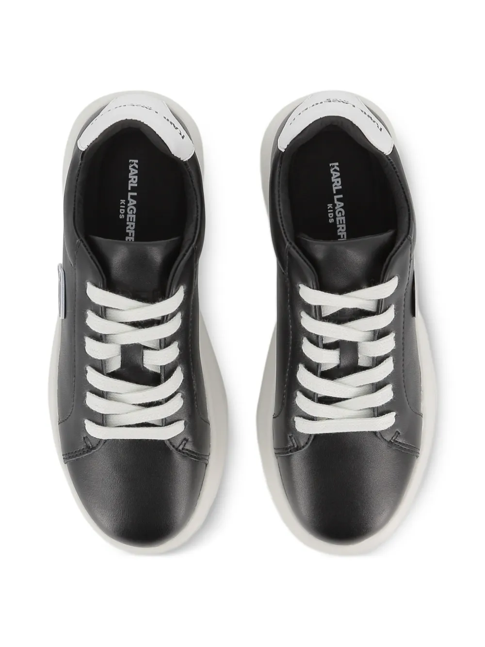 Karl Lagerfeld Kids Sneakers met logo Zwart