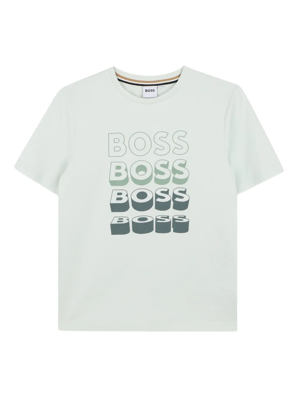 BOSS Kidswear T-shirt con logo - Verde