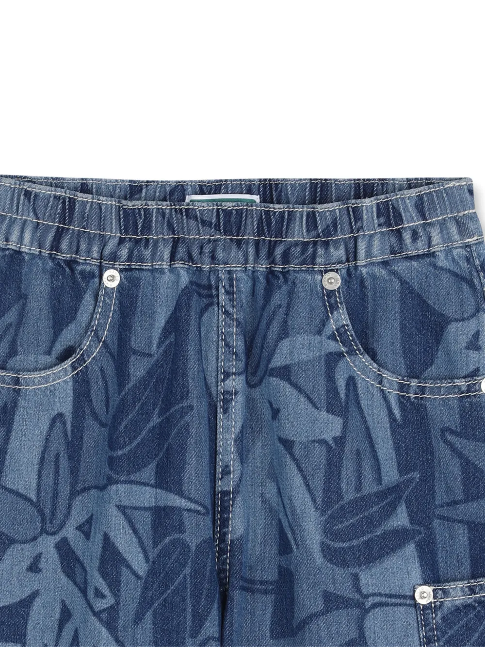  Kenzo Kids Printed Shorts - Blue 