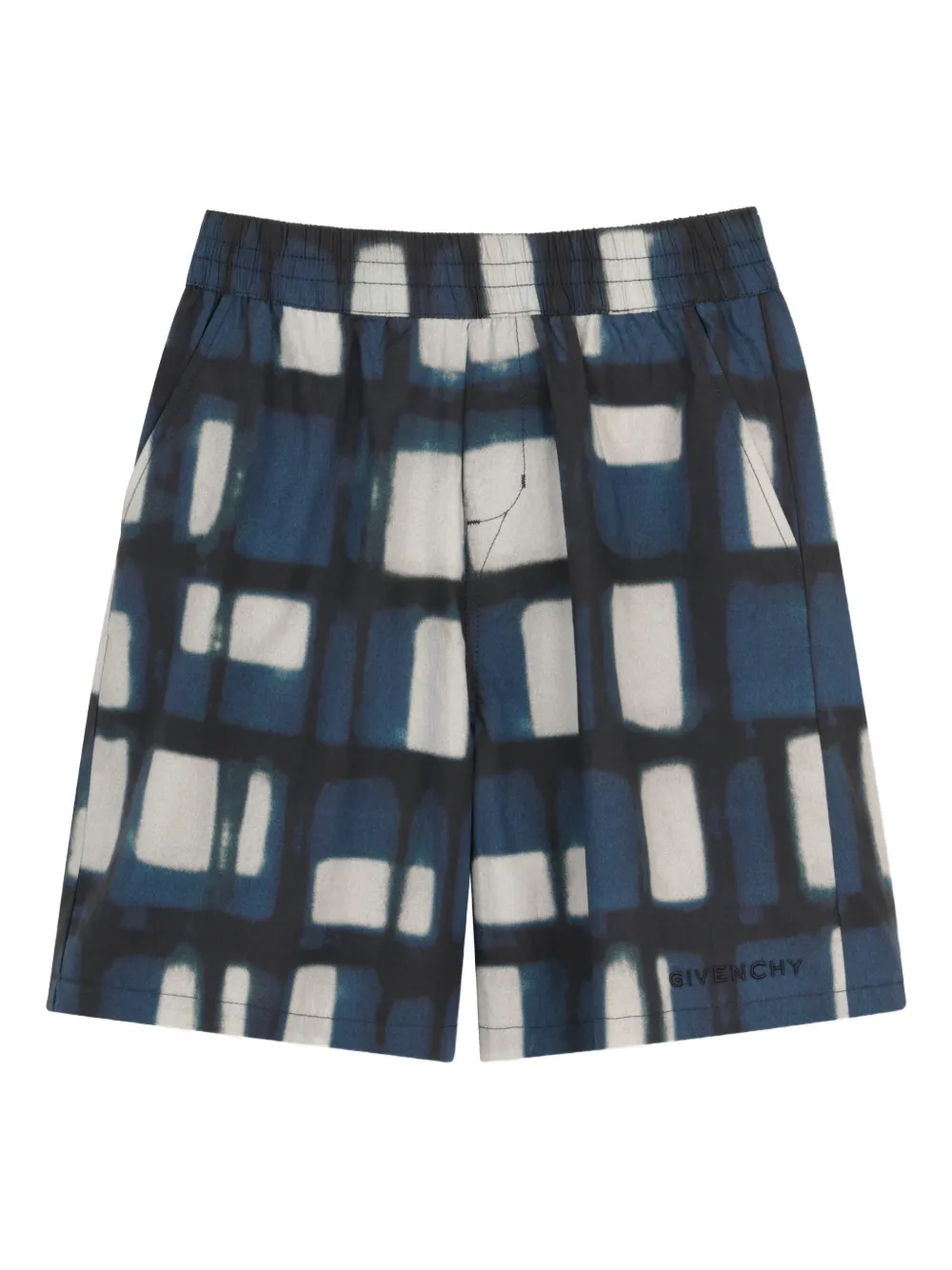 Givenchy Kids patterned shorts - Blue