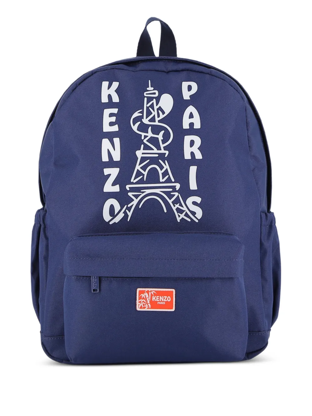 Kenzo Kids Rucksack mit Eiffelturm-Print - Blau