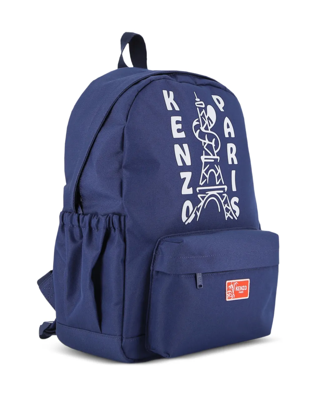 Kenzo Kids Eiffel Tower-print Backpack - Blue 