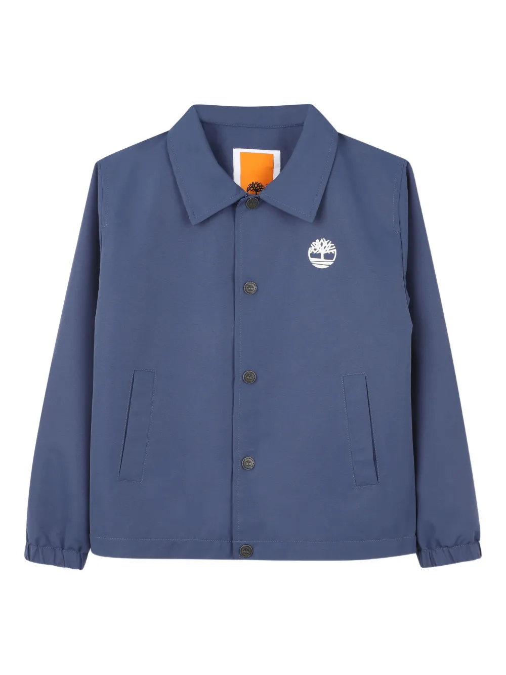 Timberland Kids Giacca con bottoni e logo - Blu