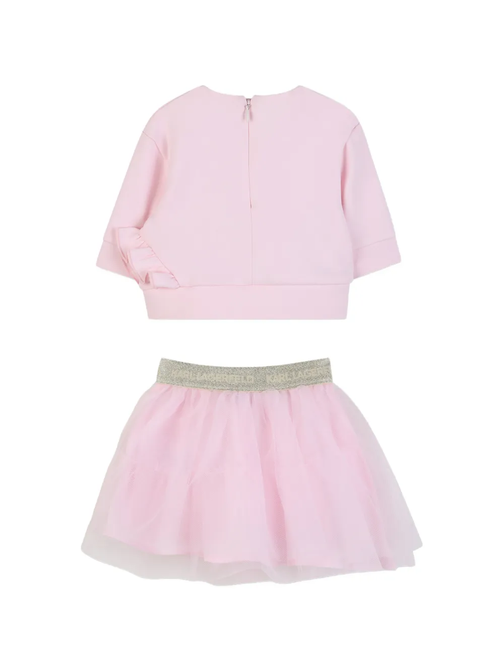 Karl Lagerfeld Kids Rok met logodetail Roze