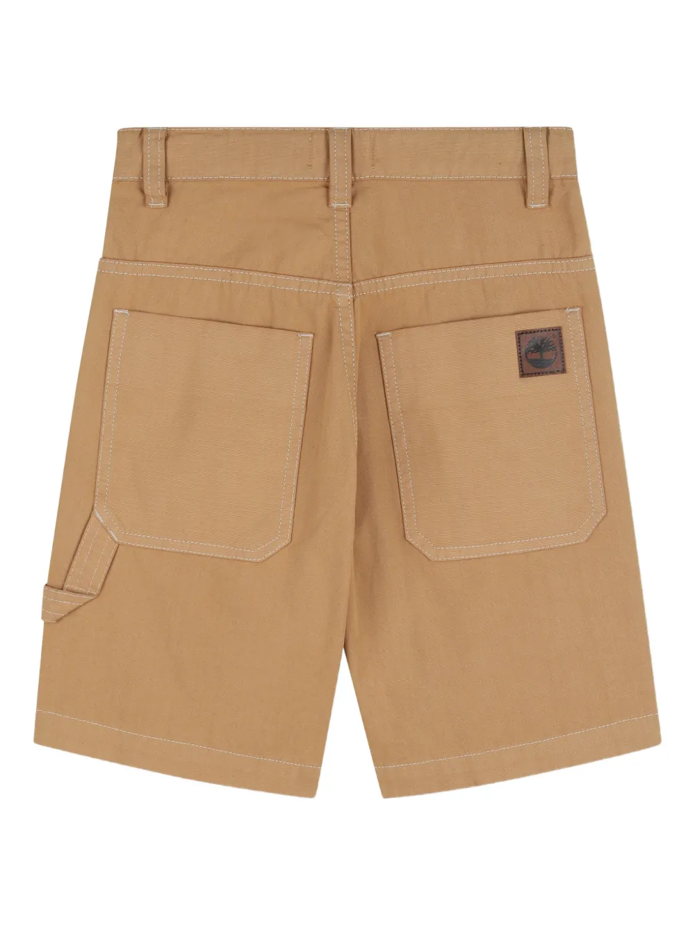 Timberland Kids Shorts met knopen Bruin