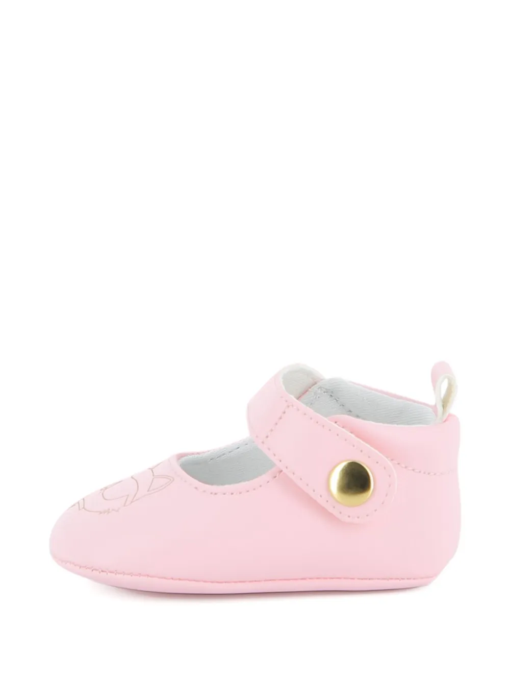 Karl Lagerfeld Kids printed pre-walkers Roze