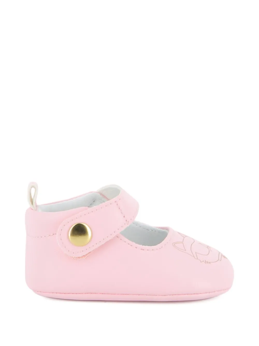 Karl Lagerfeld Kids printed pre-walkers Roze