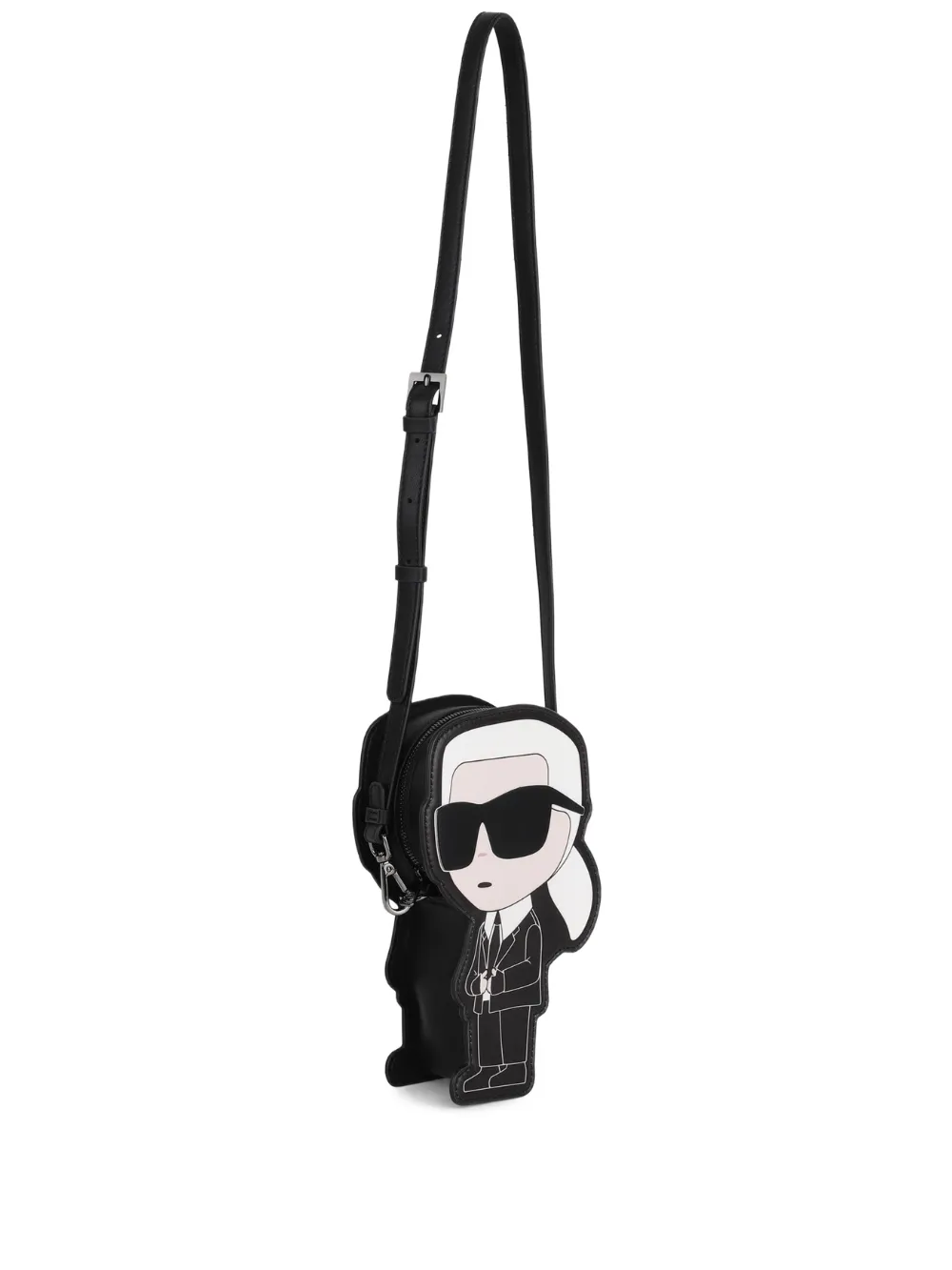 Karl Lagerfeld Kids Character crossbodytas Zwart