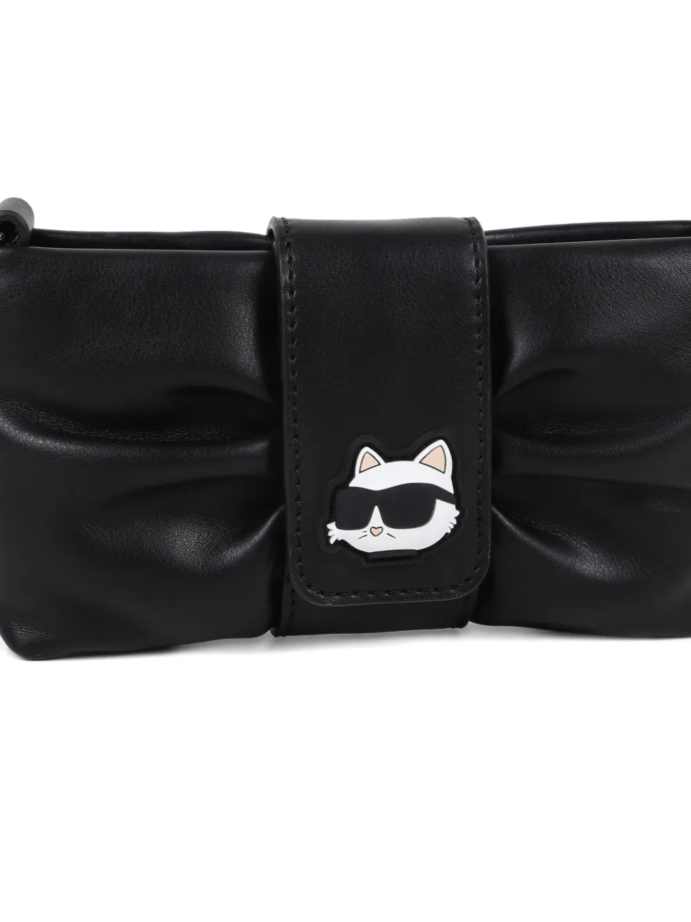 Karl Lagerfeld Kids Handtas met applicatie Zwart