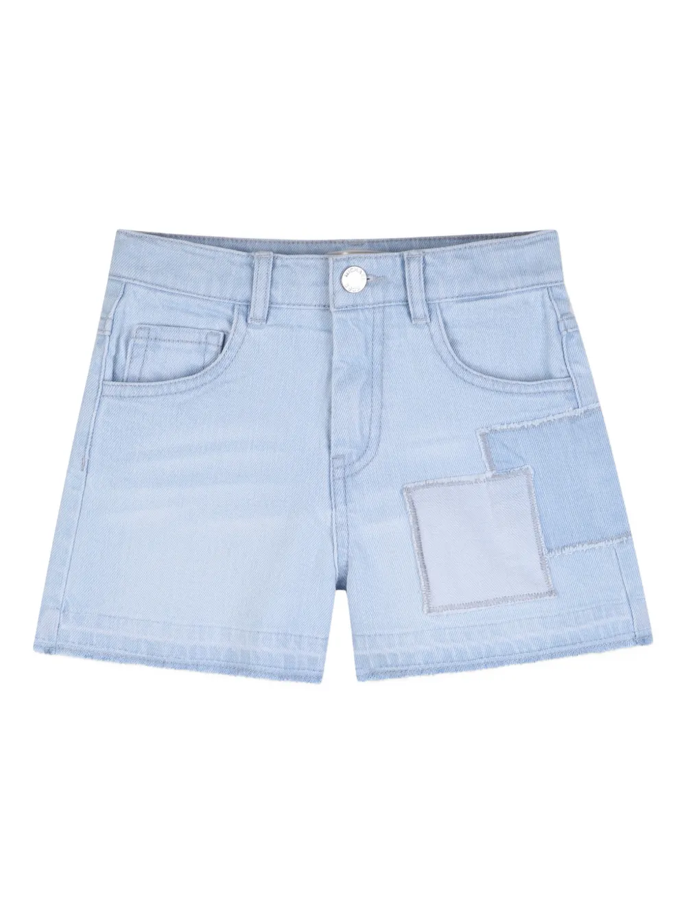 Michael Kors Kids Shorts denim con design patchwork - Blu