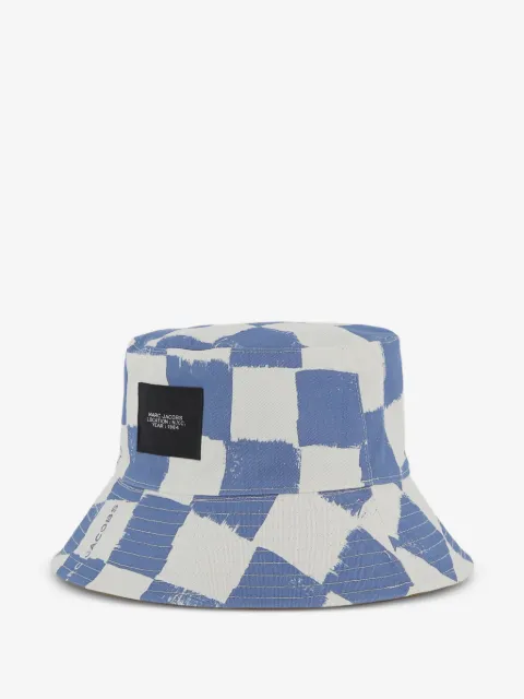 Marc Jacobs Kids reversible check bucket hat