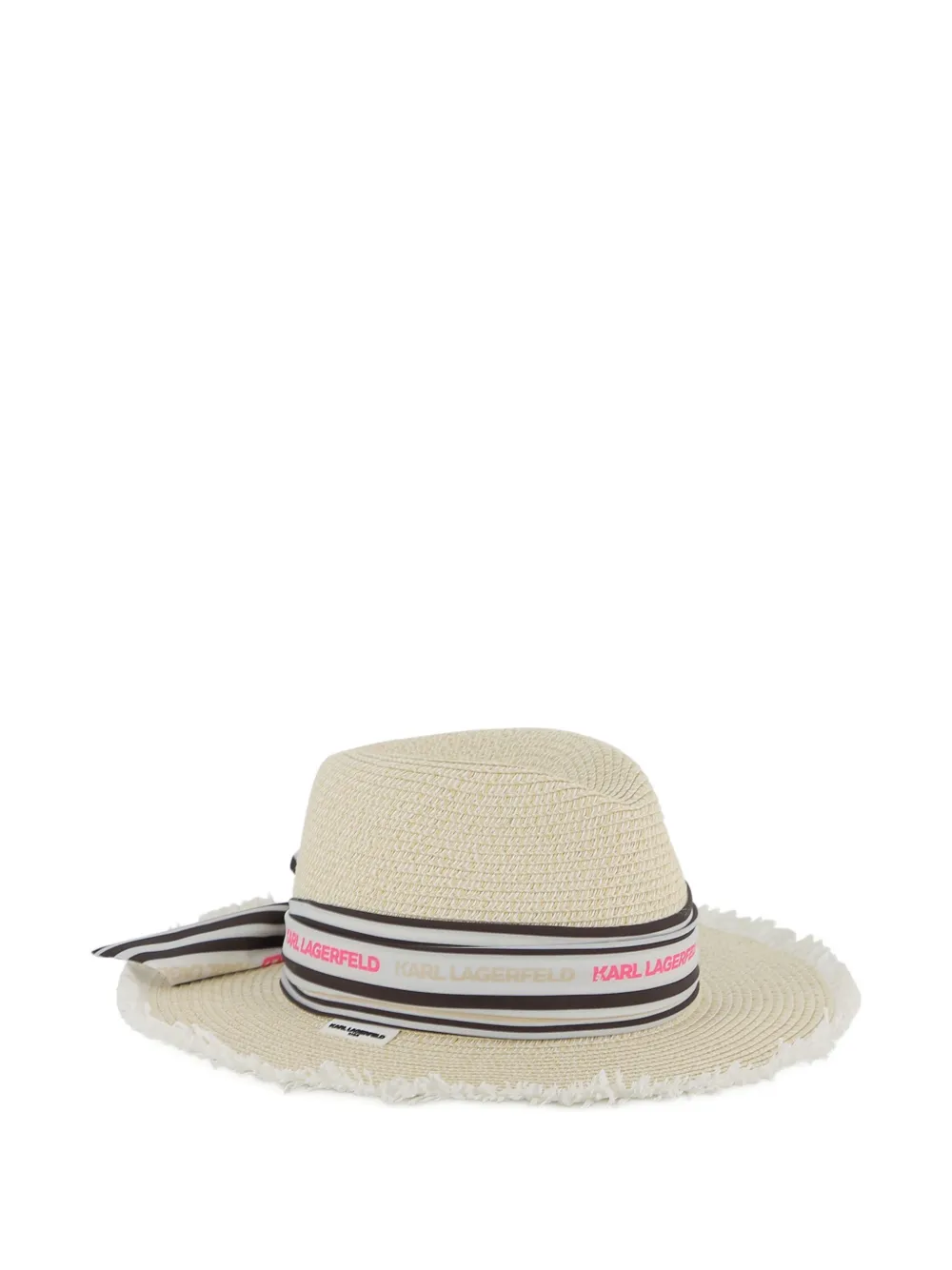 Karl Lagerfeld Kids Cappello a righe - Toni neutri