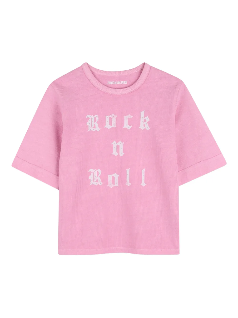 Zadig & Voltaire Kids T-shirt con stampa - Rosa