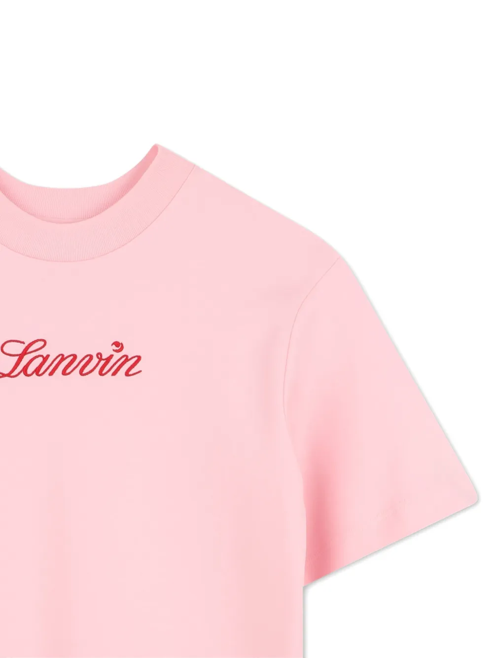 Lanvin Enfant Mini-jurk met opgestikte zak Roze