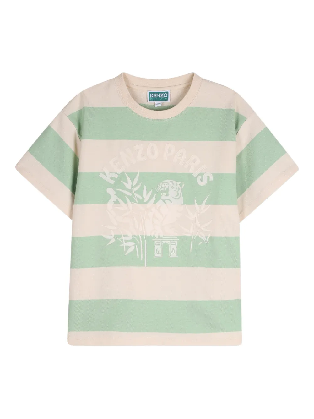 Kenzo Kids T-shirt a righe - Toni neutri
