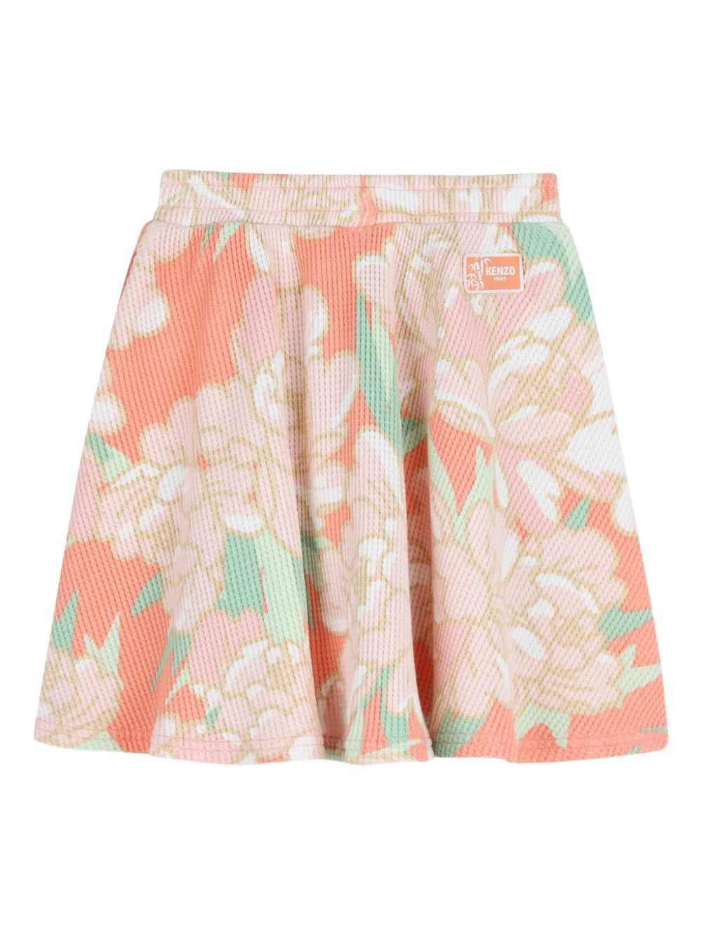 Kenzo Kids Rok met bloemenprint Oranje