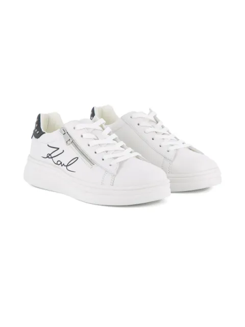 Karl Lagerfeld Kids Zip detail sneakers 