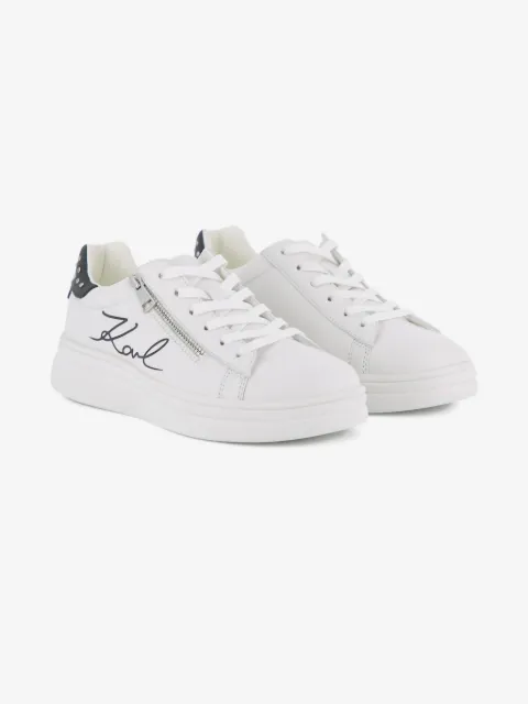 Karl Lagerfeld Kids Zip detail sneakers