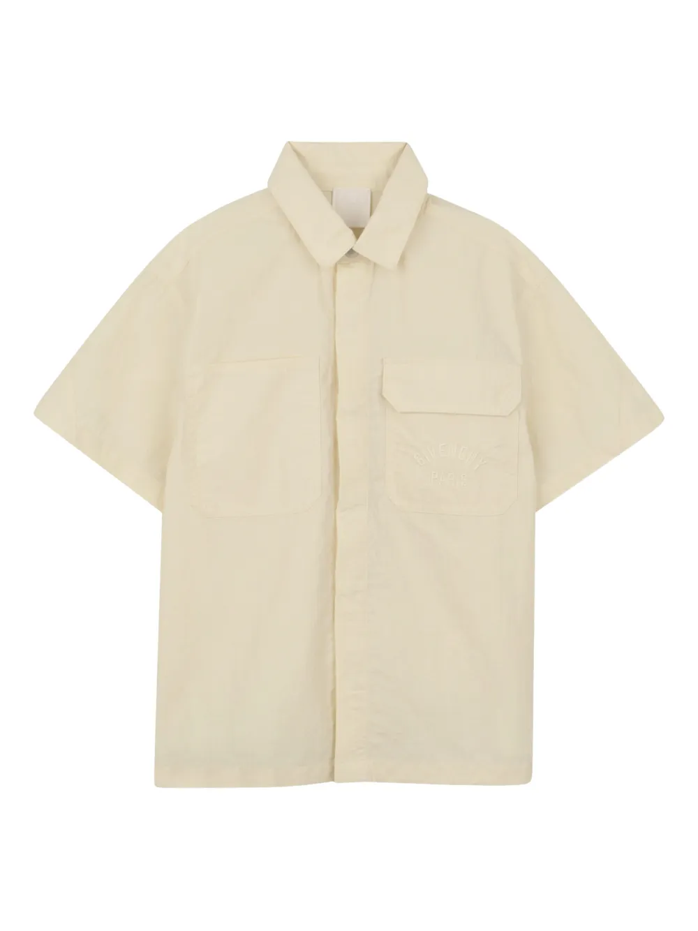 Givenchy Kids Set met shirt en shorts met opgestikte zak Beige