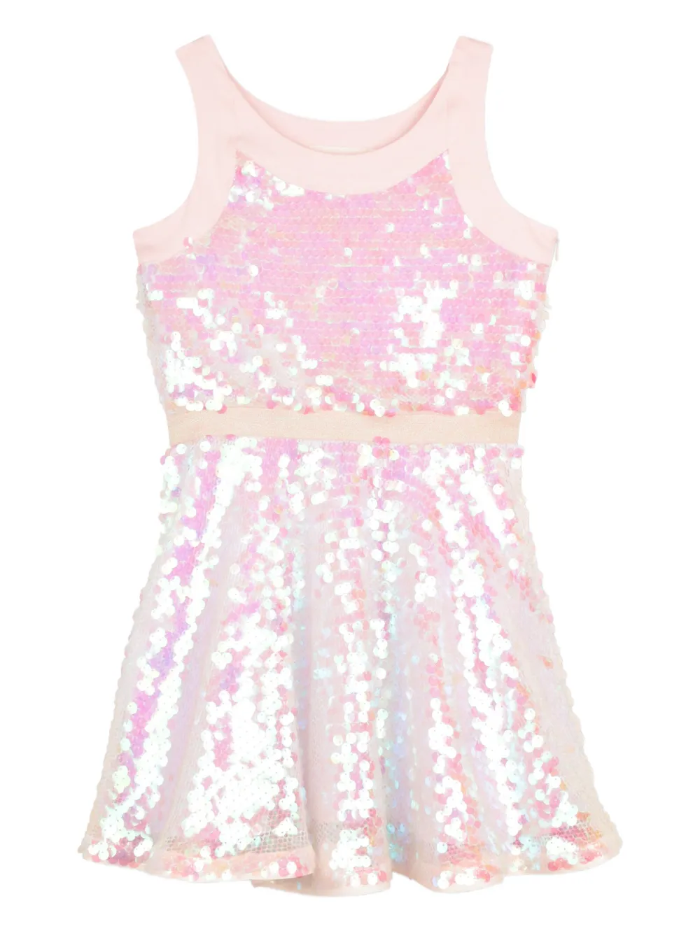 Billieblush Abito smanicato con paillettes - Rosa