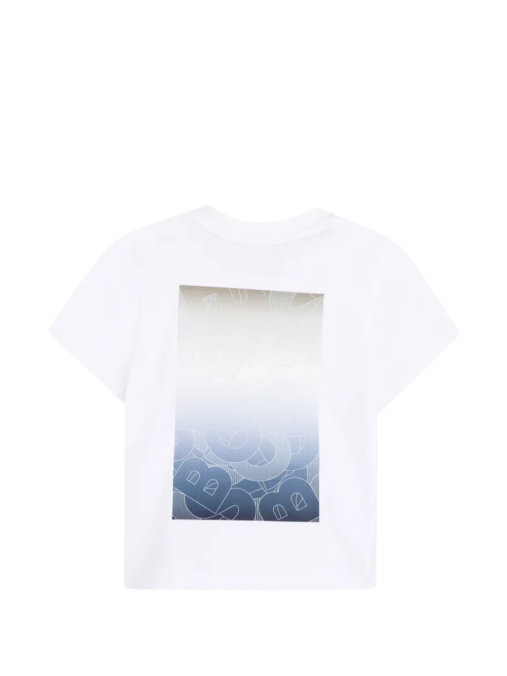 BOSS Kidswear T-shirt met logoprint Wit