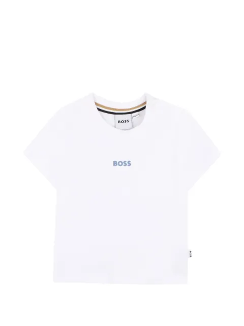 BOSS Kidswear playera con logo estampado