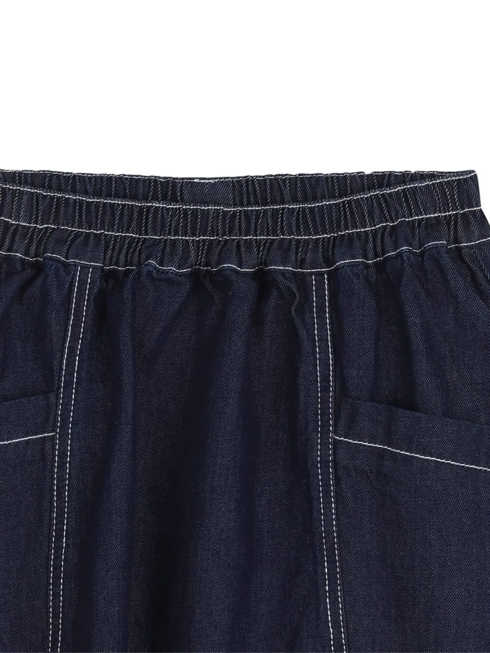 Pocketed Denim Skirt