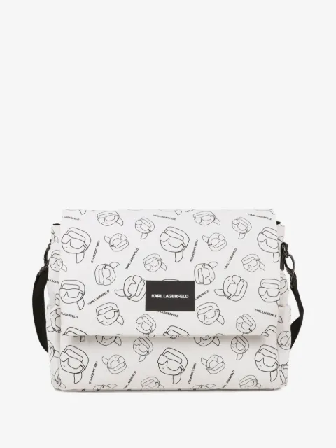 Karl Lagerfeld Kids cartoon-print changing bag