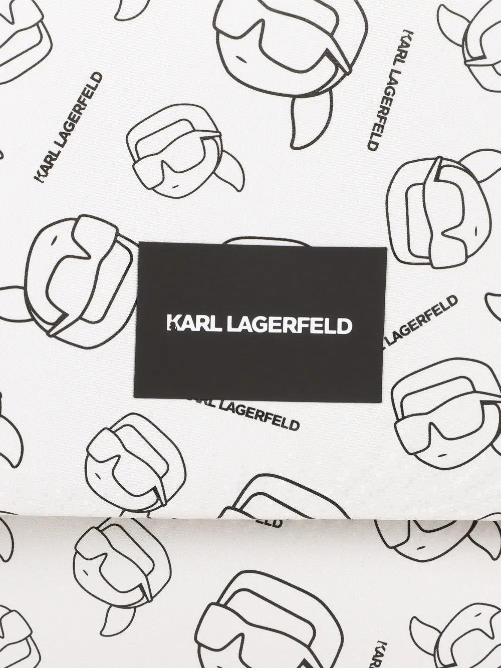 Karl Lagerfeld Kids Luiertas met stripprint Wit