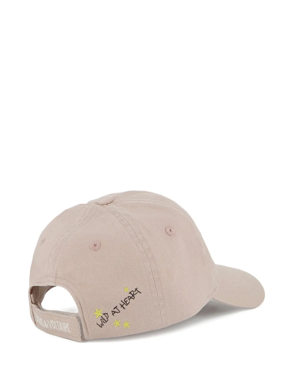 Zadig & Voltaire Kids Honkbalpet met borduurwerk Roze