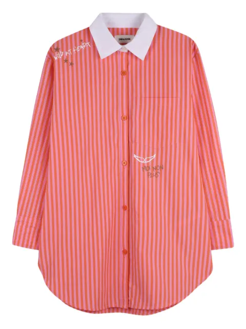 Zadig & Voltaire Kids striped-pattern dress
