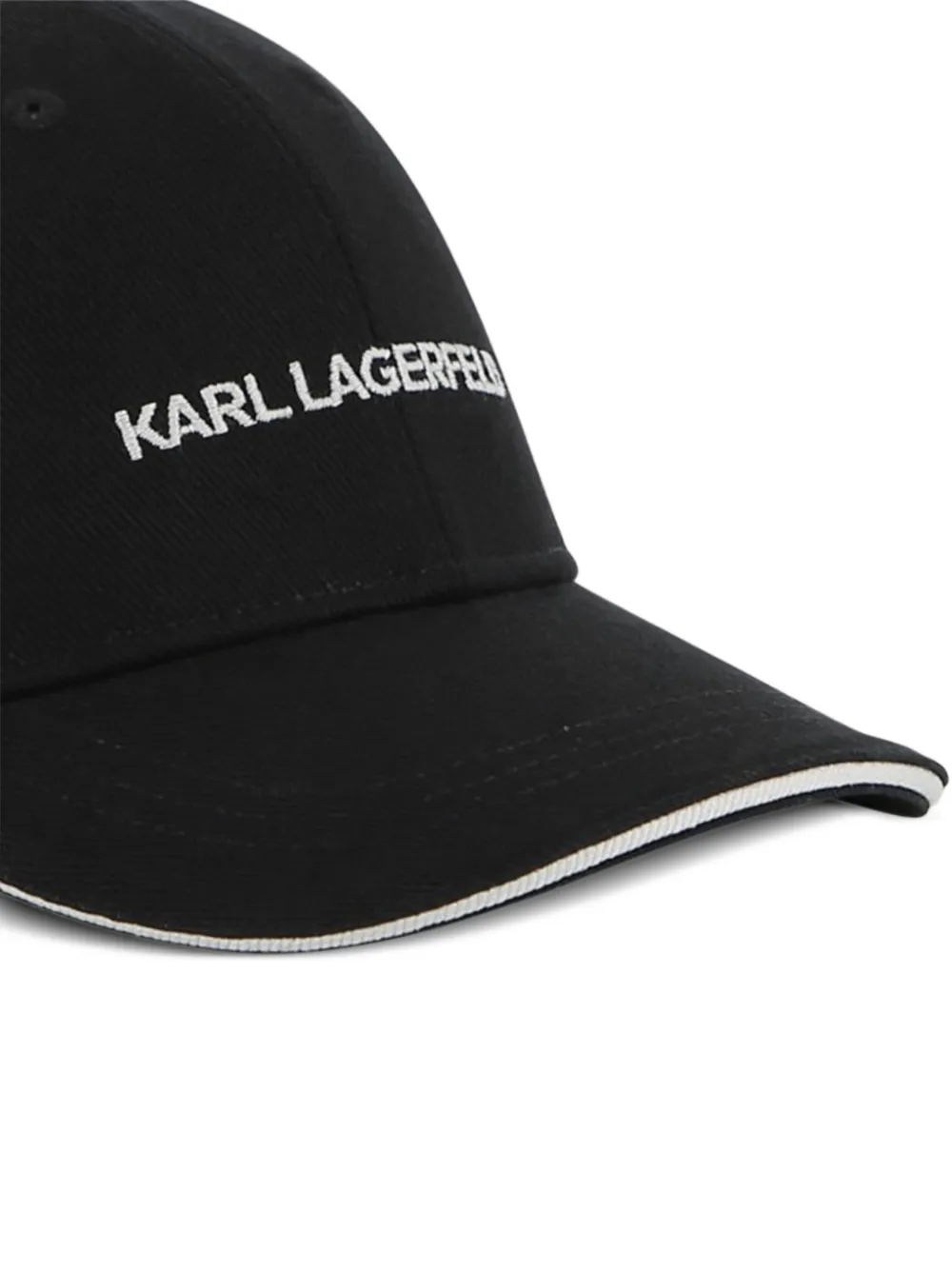 Karl Lagerfeld Kids Pet met logo afwerking Zwart