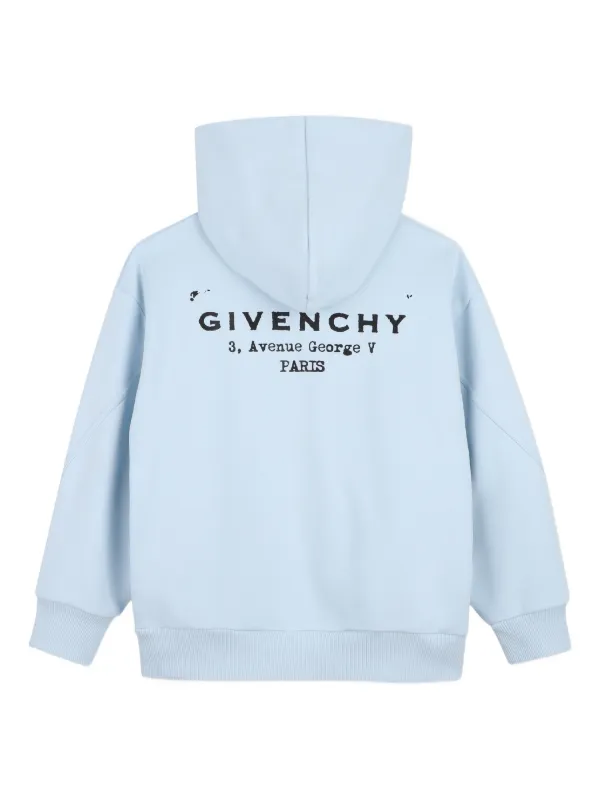 Givenchy Kids zip-up Hoodie | Blue | FARFETCH FI
