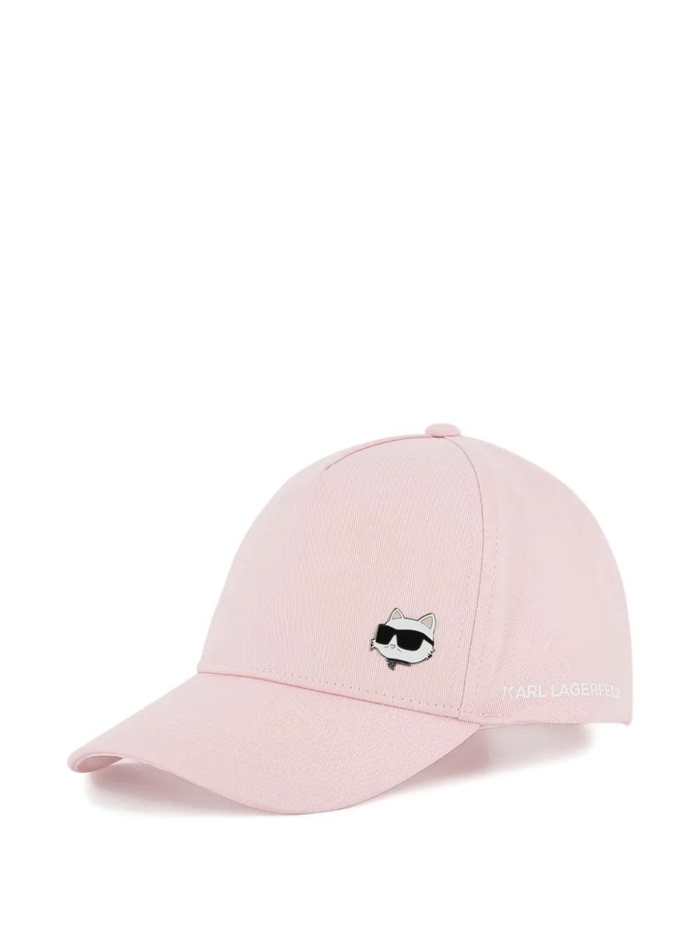 Karl Lagerfeld Kids Cappello da baseball con motivo gatto - Rosa