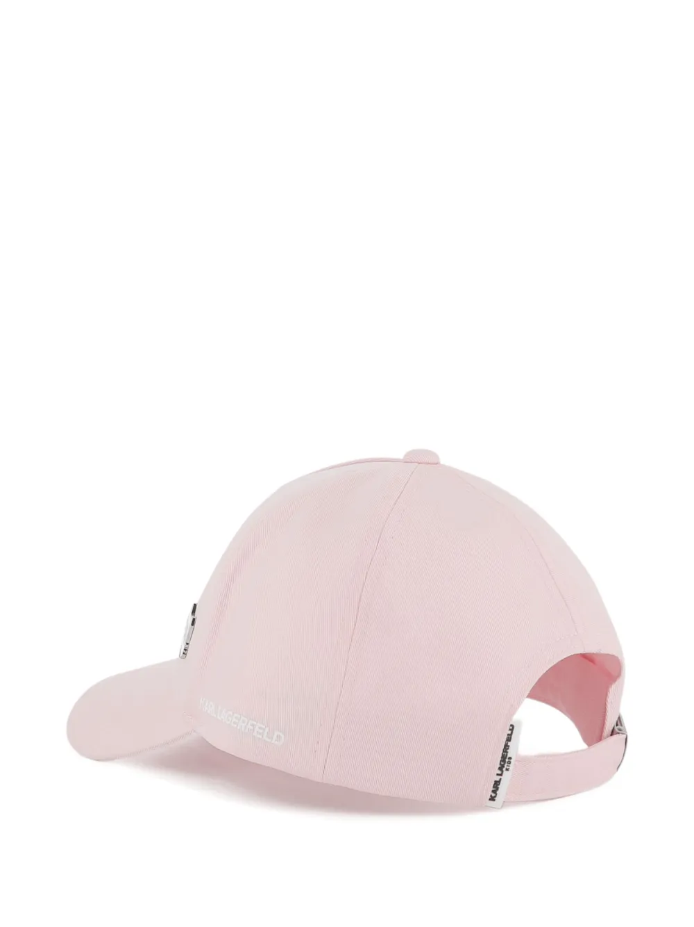  Karl Lagerfeld Kids Cat Motif Cap - Pink 