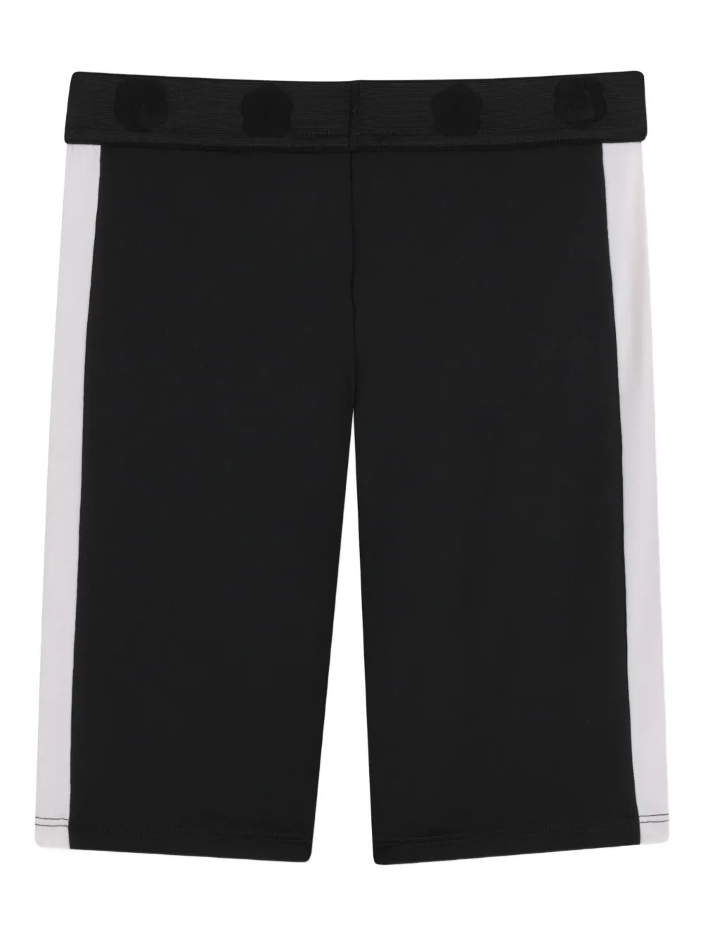  Kenzo Kids Floral-logo Shorts - Black 