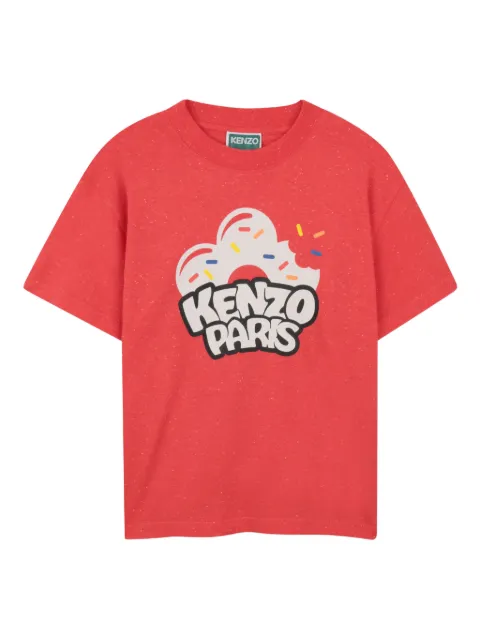 Kenzo Kids playera con logo estampado