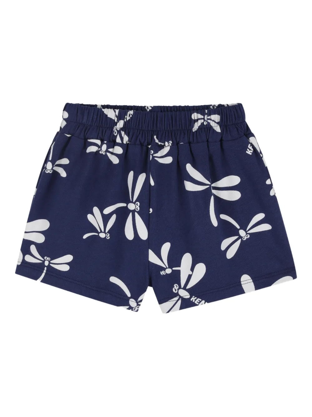 Kenzo Kids Shorts con stampa - Blu