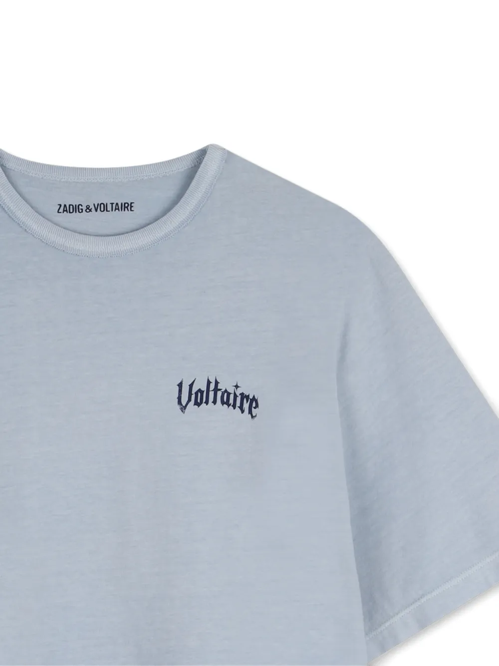 Zadig & Voltaire Kids T-shirt met print Blauw