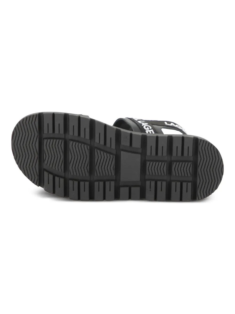 Karl Lagerfeld Kids Sandalen met logobandje Zwart