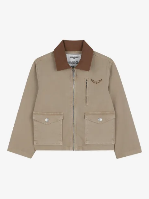 Zadig & Voltaire Kids جاكيت مطرز
