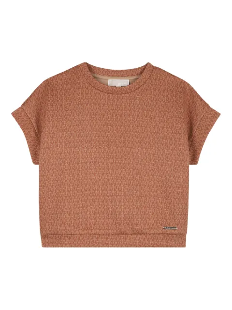Michael Kors Kids playera con monograma