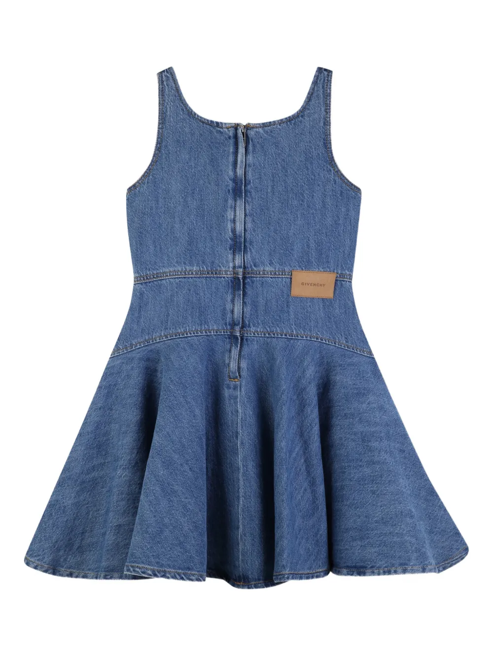  Givenchy Kids Zip-fastening Denim Dress - Blue 