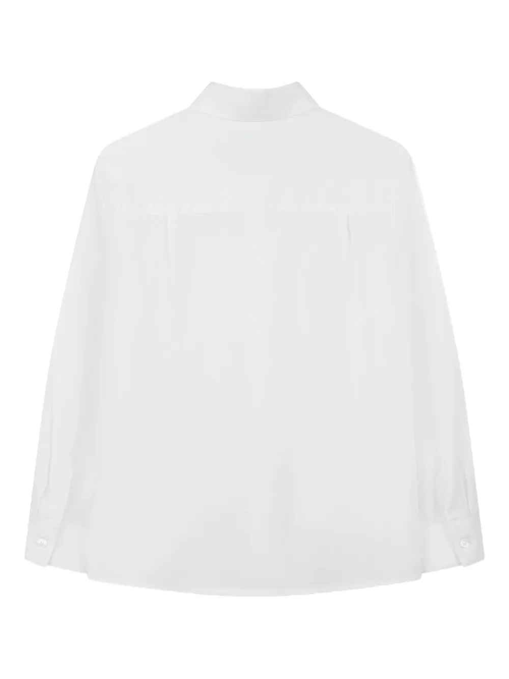 Kenzo Kids Shirt met paardenlogo en lange mouwen Wit