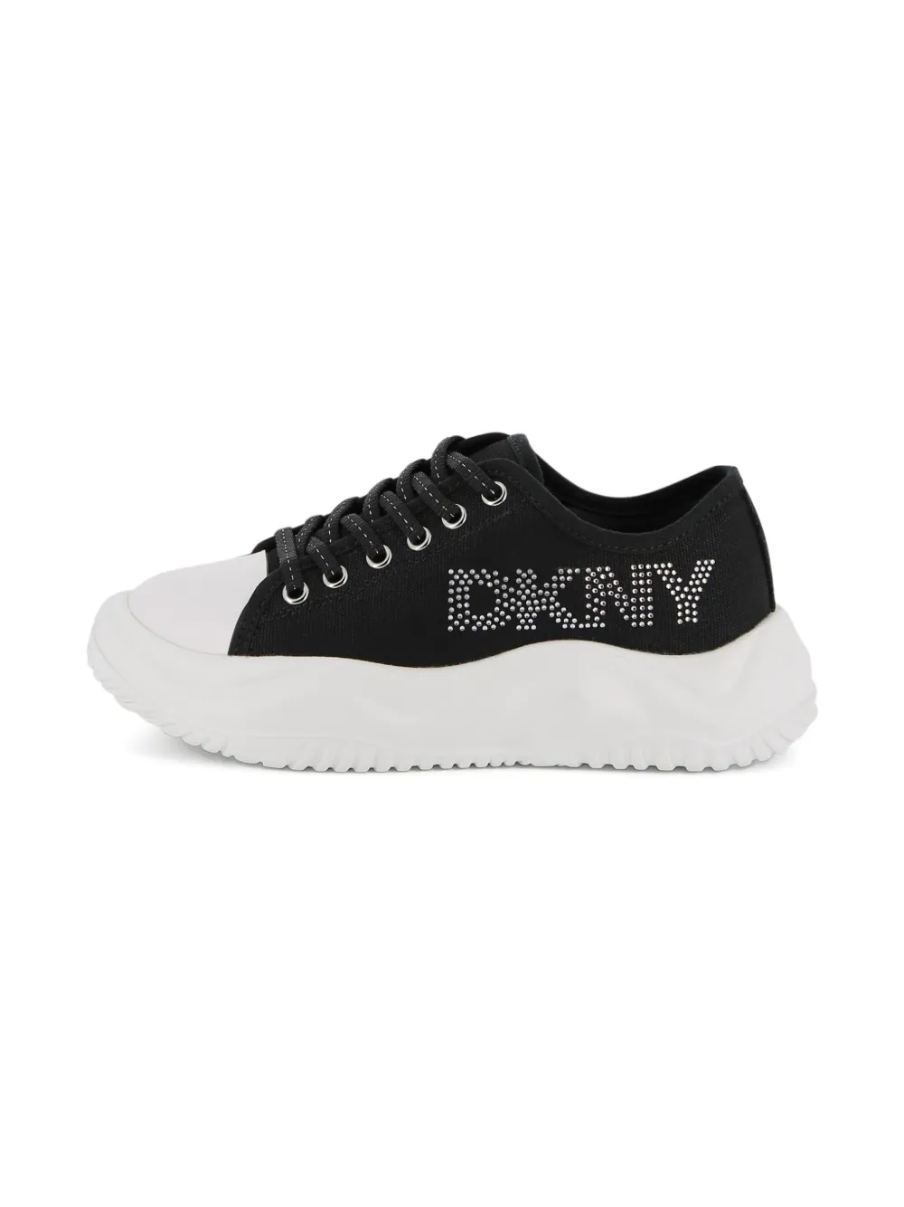 Dkny Kids Sneakers verfraaid met logo Zwart
