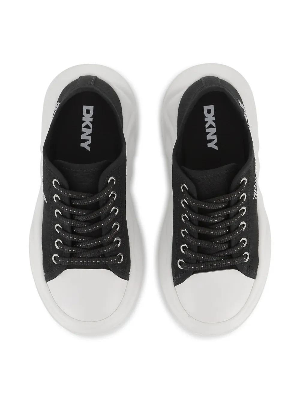 Dkny Kids Sneakers verfraaid met logo Zwart