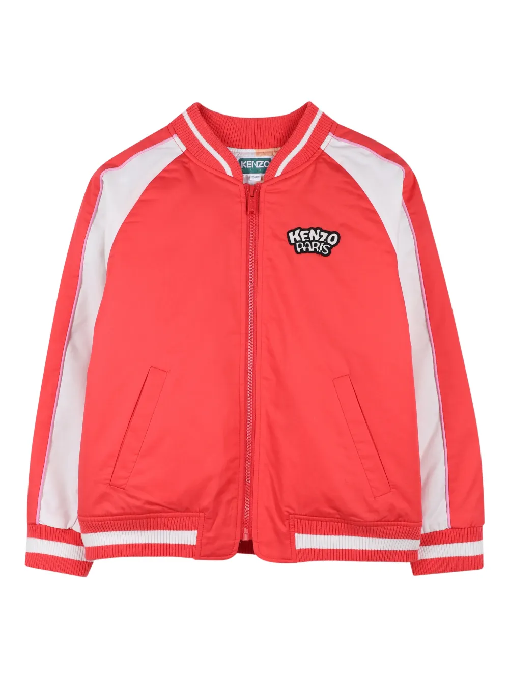 Kenzo Kids Bomber con zip - Rosso