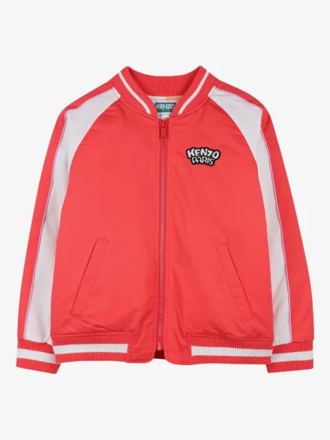 Kenzo Kids chamarra bomber con cierre