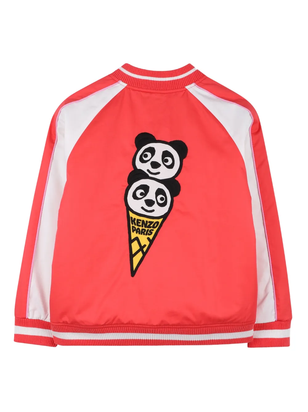  Kenzo Kids Zip-up Bomber Jacket - Red 